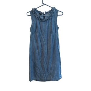 Talbots Denim style Mini dress Size 4